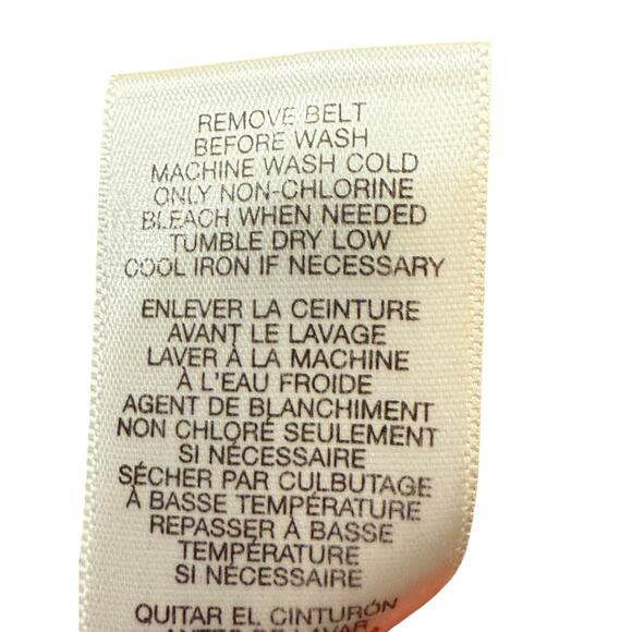 Michael by Michael Kors Orange/Coral Trench Rain Lightweight Coat Sz.Medium GUC - Picture 16 of 16